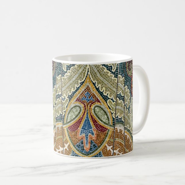 Détail de mosaïque Sant Pau Barcelone Mug (Devant droit)
