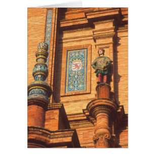 Détail de statue en céramique sur la Plaza de Espa