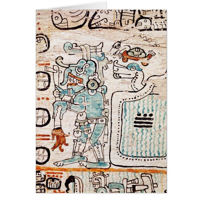 Détail d'un codex maya (Devant)