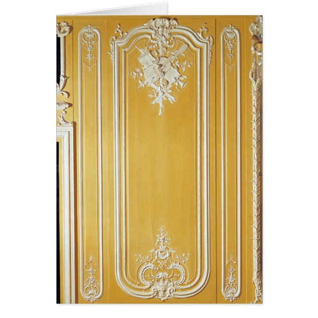 Détail d'un panneau de la salle jaune (Devant)