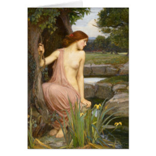 Détail : Echo et Narcisse par John Waterhouse