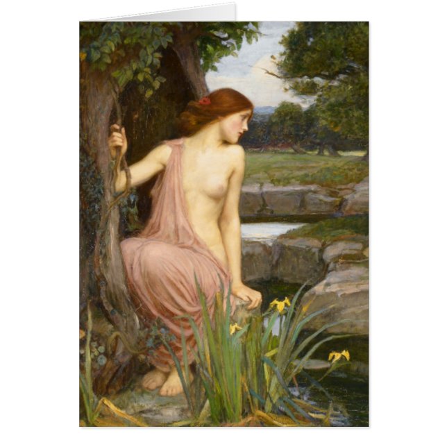 Détail : Echo et Narcisse par John Waterhouse (Devant)