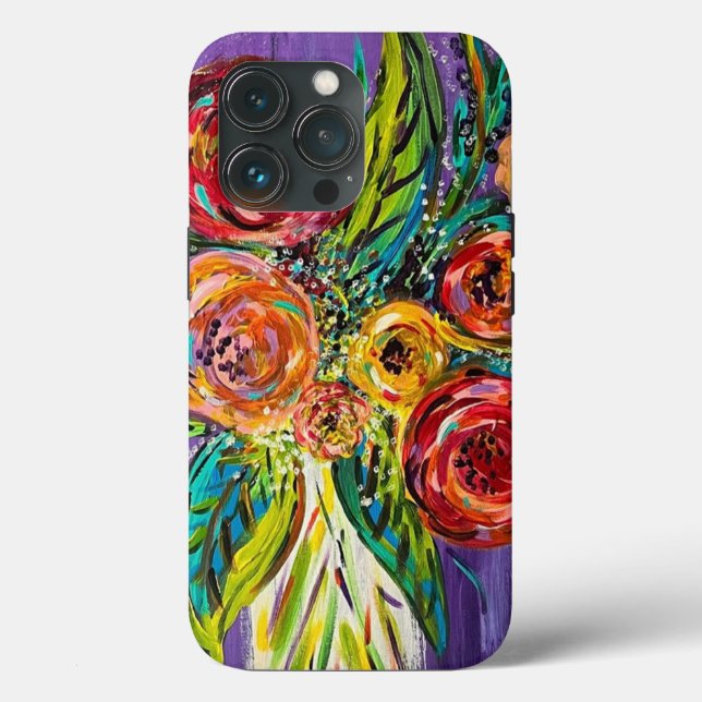 Détail floral iPhone / coque ipad (Verso)