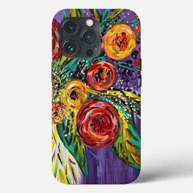 Détail floral iPhone / coque ipad (Verso)