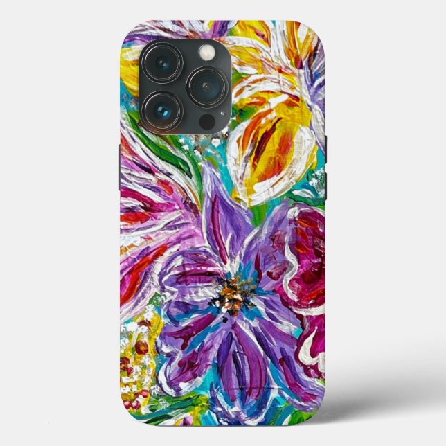 Détail floral iPhone / coque ipad (Verso)