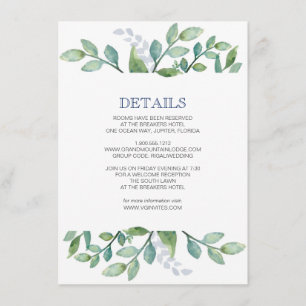 Détails Carte Green Suite