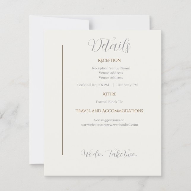 Détails Carte Nous faisons Prendre Deux Second mar (Devant)