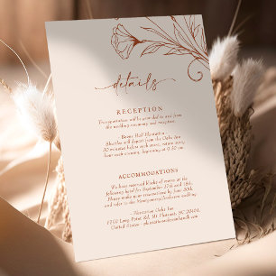 Détails Carte Terracotta Script Info