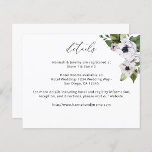 Détails de la floraison blanche de l'anémone budgé