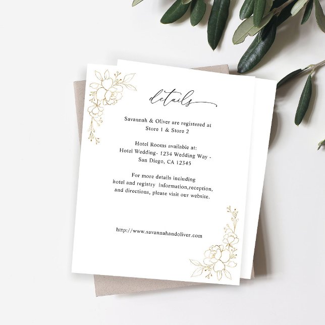 Détails de la florale à revêtement or budget (Créateur téléchargé)