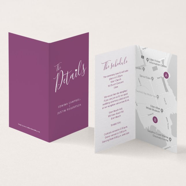 détails de l'événement mariage calendrier invité c (Inside and Outside)