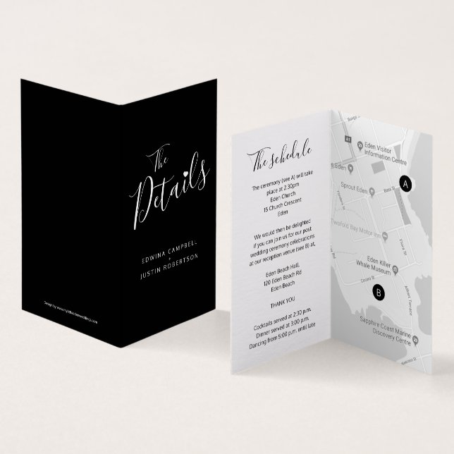 Détails de l'événement mariage calendrier invité c (Inside and Outside)