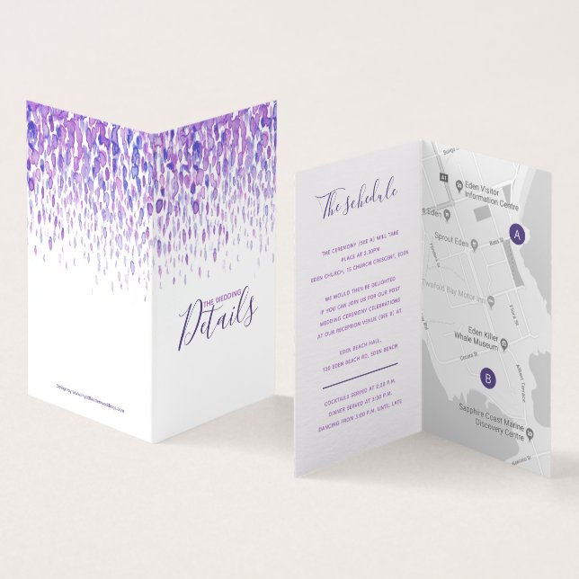 Détails de l'événement mariage plan du programme i (Inside and Outside)