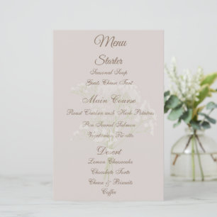 Détails de mariage floral rose, Informations pour