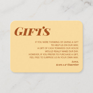 Détails des cadeaux Boho minimaux Mariage de carte