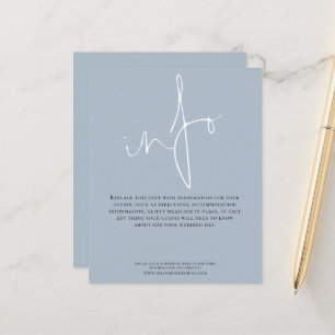 Détails du Mariage budgétaire Info Boîtier bleu Du