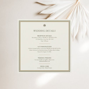 Détails du Mariage frontalier ivoire et or Carte d