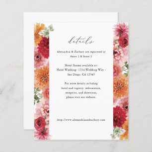 Détails sur les fleurs multicolores d'été Budget