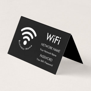 Détails Wifi Nom d'Entreprise Marque Personnalisée