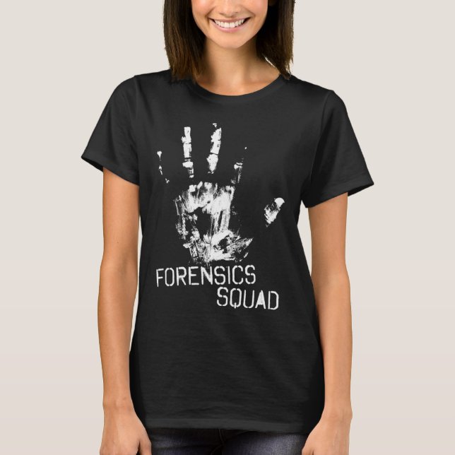 Détective de l'équipe Forensics Pullover Hoodi (Devant)