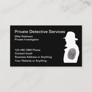 Détective privée Cartes de visite