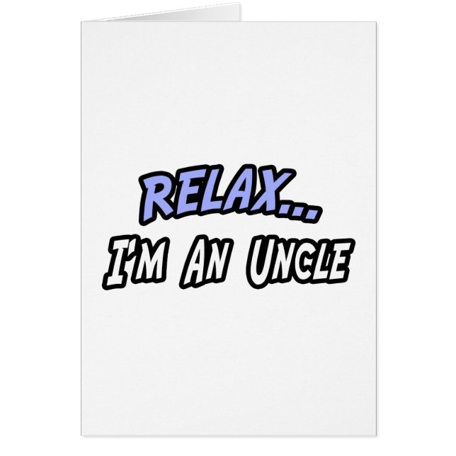 Détendez-vous, je suis oncle (Devant)