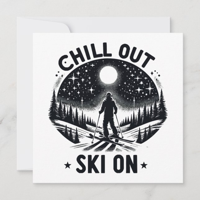 Détendez-vous Ski sur (Devant)