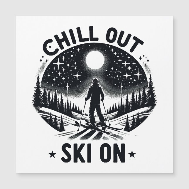 Détendez-vous Ski sur (Devant)