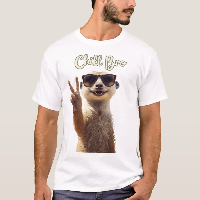 Détends-toi, frère – Sweat à capuche drôle de pare (Devant)