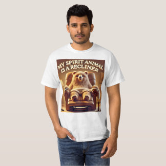 Détente Lover Drôle Recliner T-Shirt Design.
