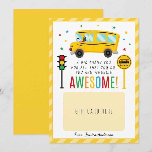 Détenteur de Carte de remerciements d'appréciation (Devant / Derrière)