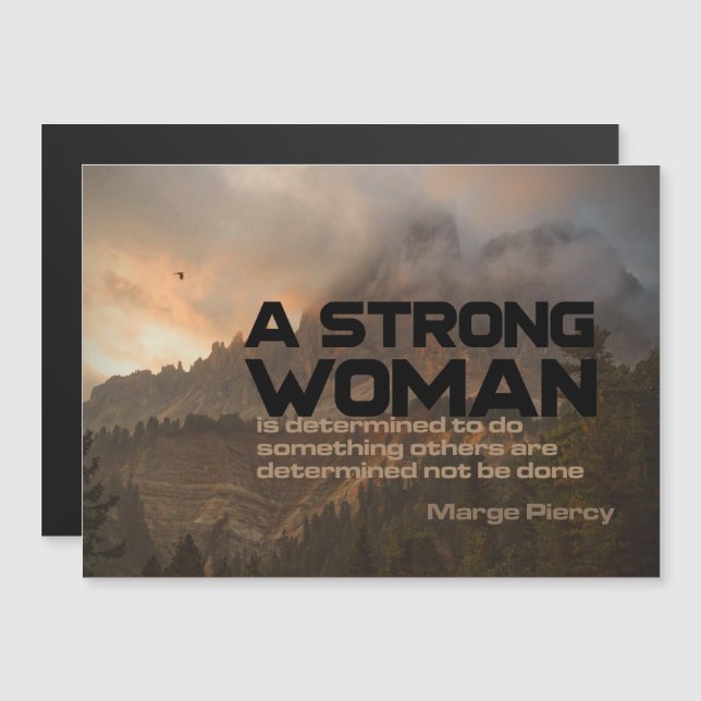 Déterminé À Faire Quelque Chose De Carte Magnétiqu (Devant / Derrière)