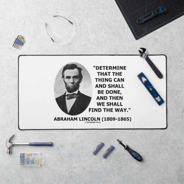 Déterminer Ce Qui Peut Être Fait Citation Lincoln (Poste de travail)