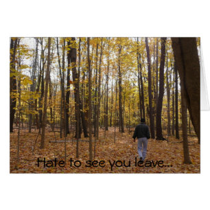 Détestez pour vous voir partir…