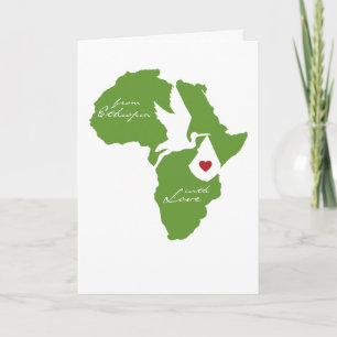 D'Ethiopie avec Amour Adoption Douche Invitations