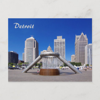Detroit - Carte postale Hart Plaza