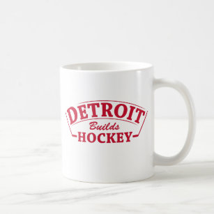 Detroit construit une Mug blanche de hockey