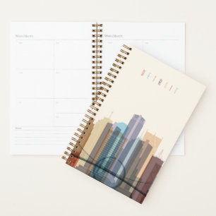 Detroit, Michigan   Ville Skyline