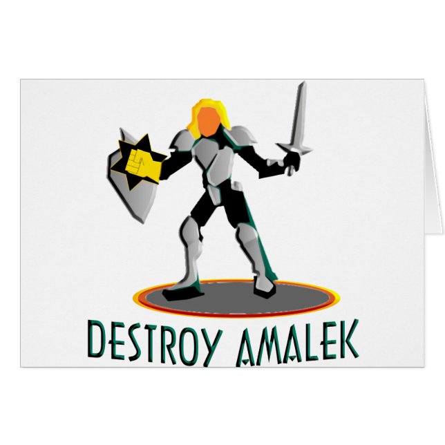 Détruire Amalek (Devant horizontal)