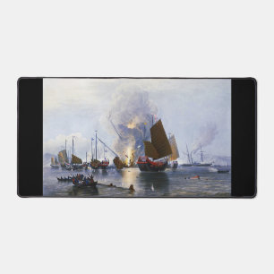 Détruire les joncs de guerre chinois 1843