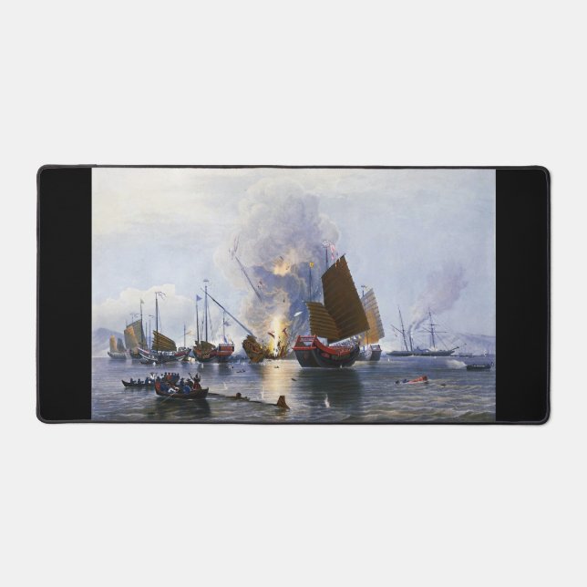 Détruire les joncs de guerre chinois 1843 (Recto)