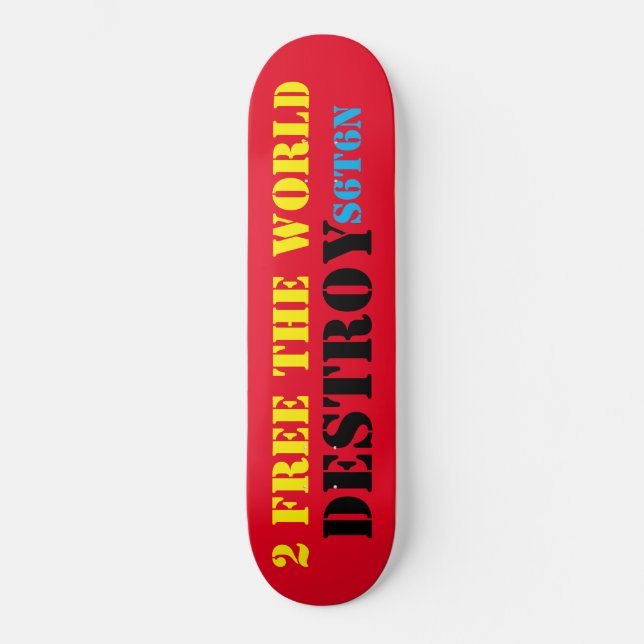 Détruire Satan Skateboard (Recto)