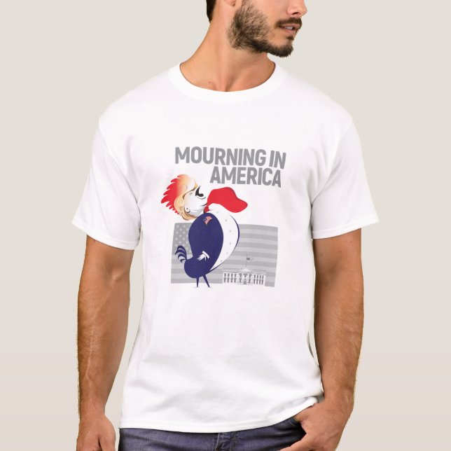 Deuil dans le T-shirt de l'Amérique pour les (Devant)