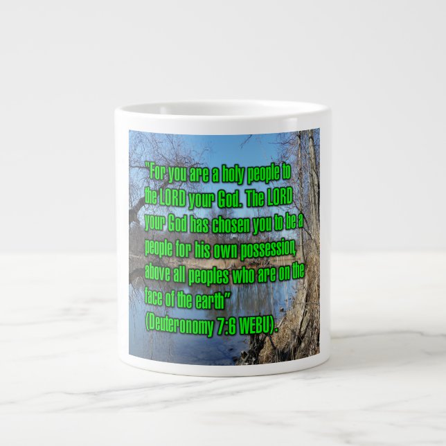Deutéronome 7:6 WEBU  Mug (Devant)