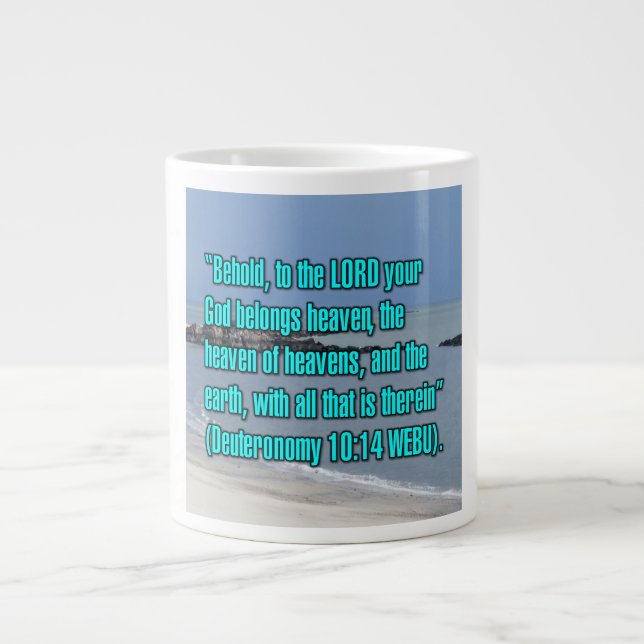 Deuteronomy 10:14 WEBU Mug (Devant)