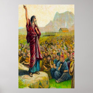 Deuteronomy 6:1-9 Love and Obey God poster