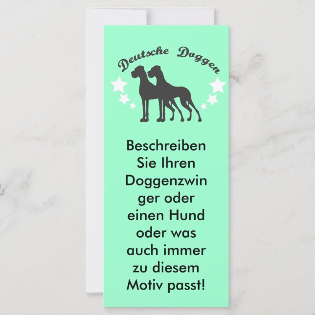Deutsche Doggen (Devant)