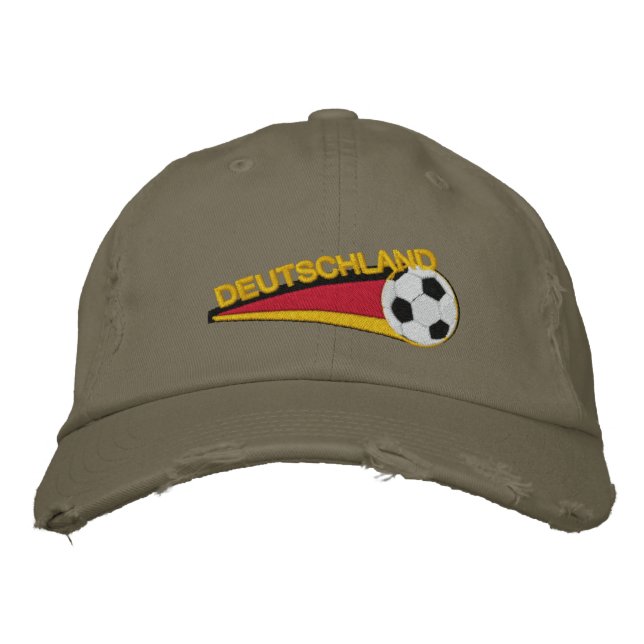 Deutschland fussball Dames casquette brodée (Devant)