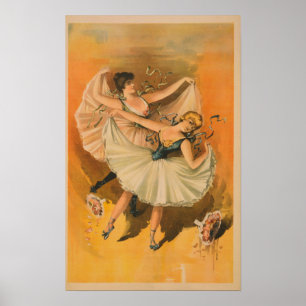 Deux affiches théâtrales de Ballerinas