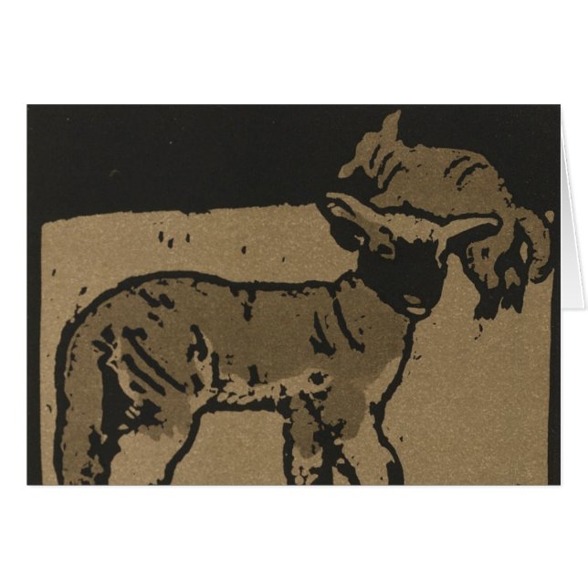 Deux agneaux (Devant horizontal)